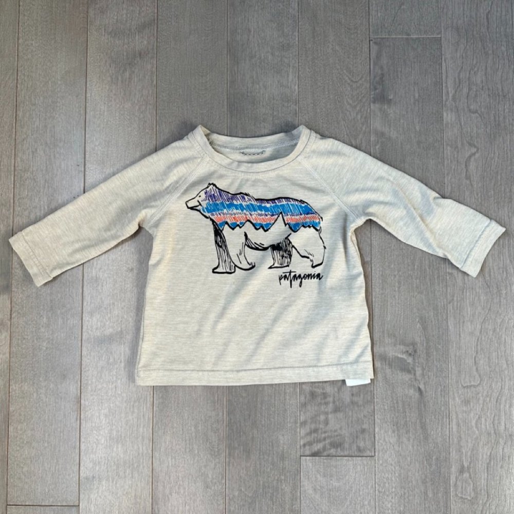 Patagonia Baby Capilene Long Sleeve Shirt 3 - 6 Months